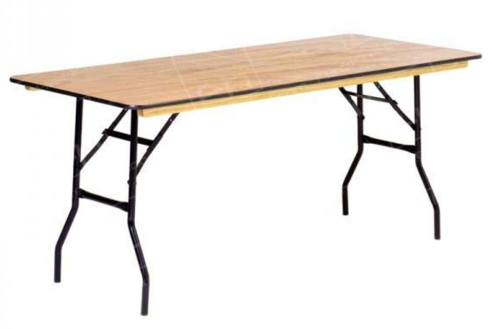 6ft x 3ft long table available from the Joys Events team